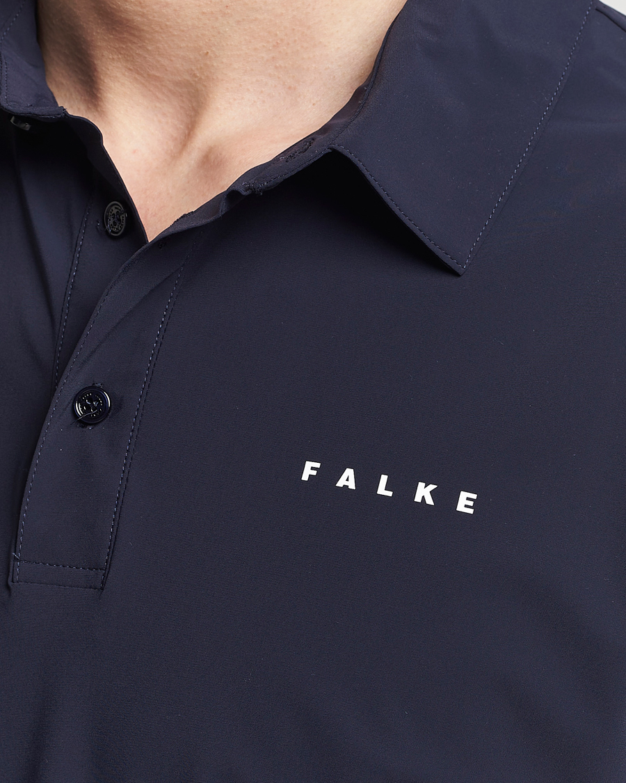 Homme | Polos | Falke Sport | Falke Performance Polo Shirt Space Blue