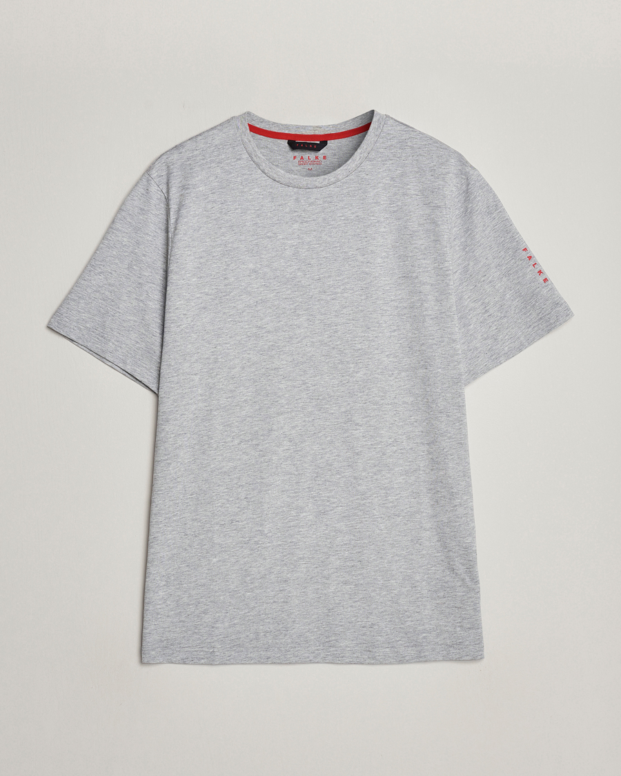 Homme | T-shirts | Falke Sport | Falke Core Running T-Shirt Grey Heather