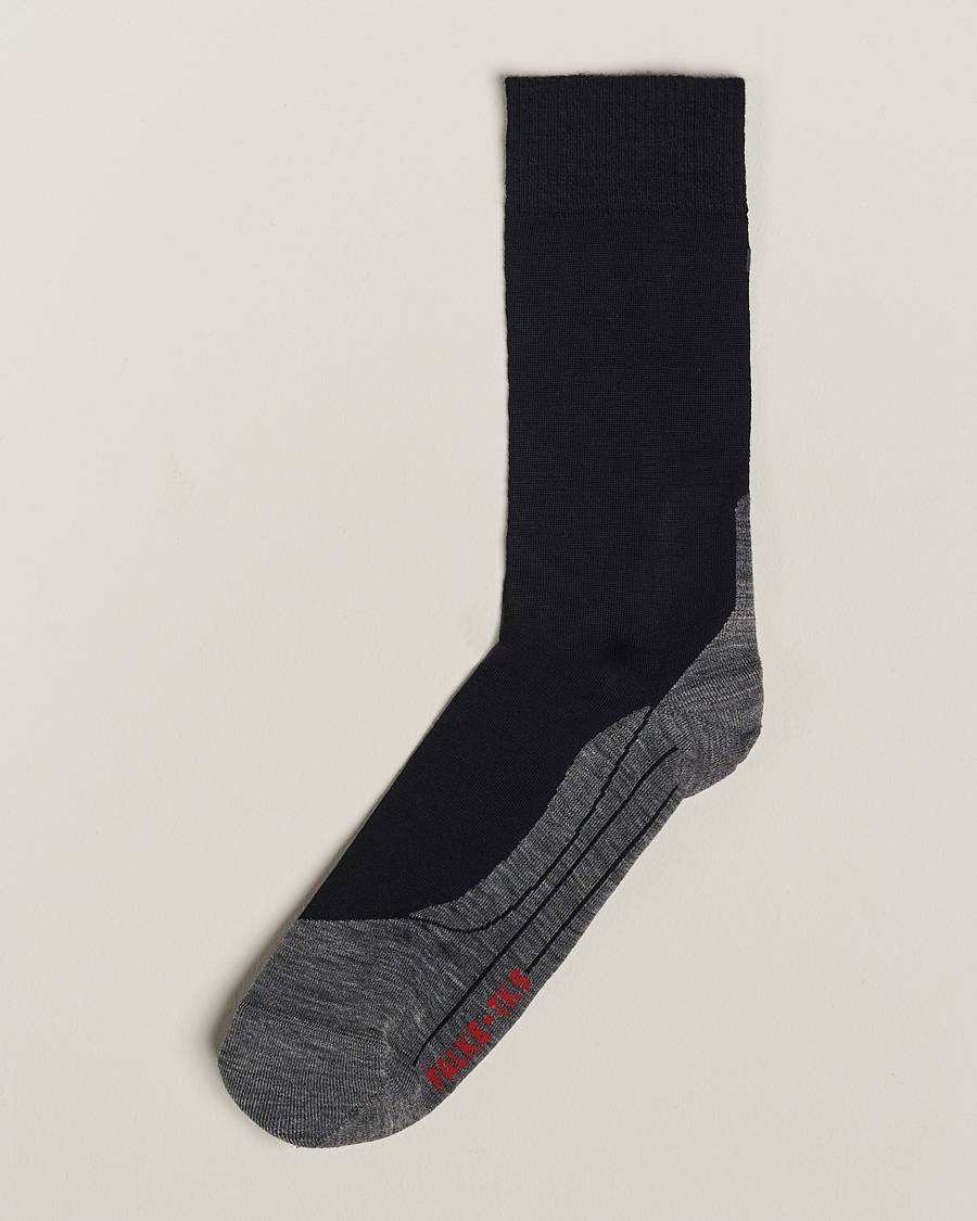 Homme | Sous-Vêtements Et Chaussettes | Falke | TK5 Wander Trekking Socks Black Mix