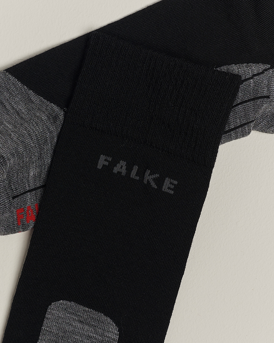 Homme | Chaussettes Quotidiennes | Falke Sport | Falke TK5 Wander Trekking Socks Black Mix