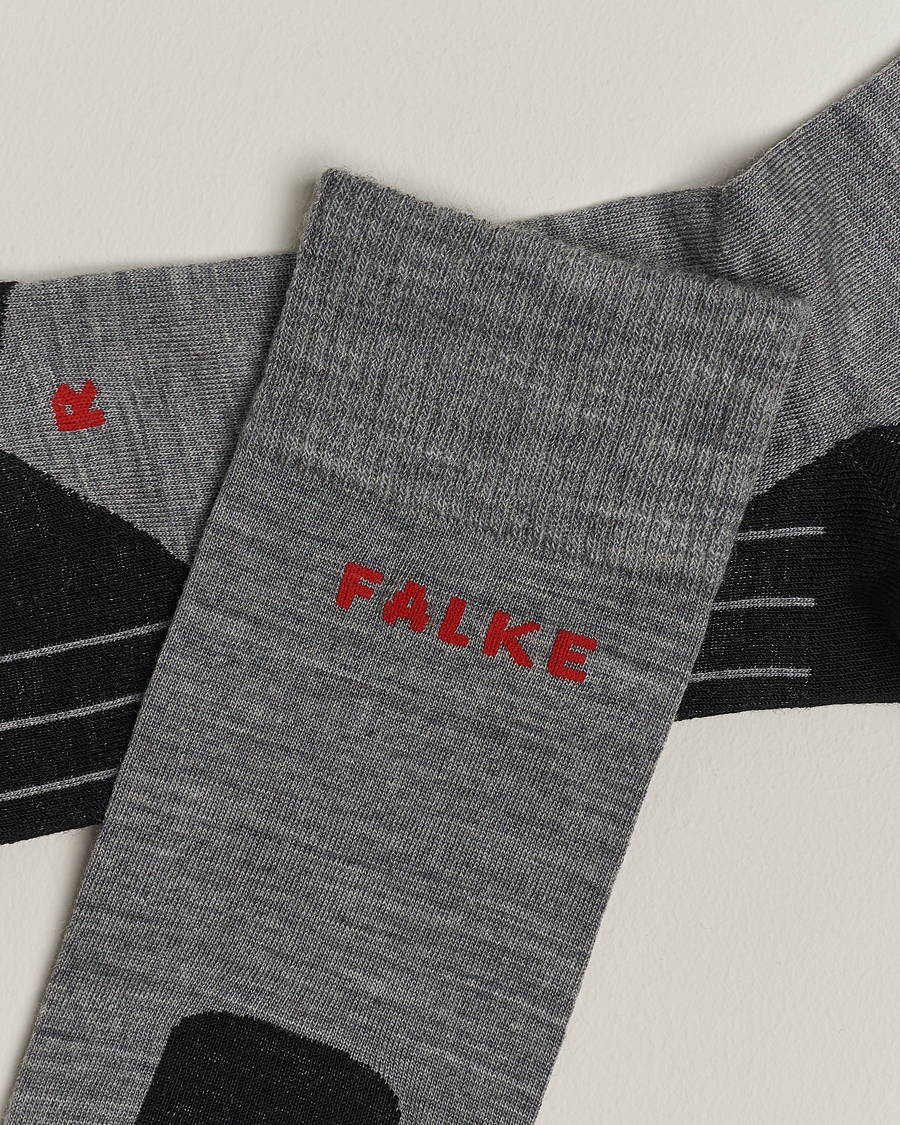 Homme | Chaussettes | Falke Sport | Falke TK5 Wander Trekking Socks Light Grey