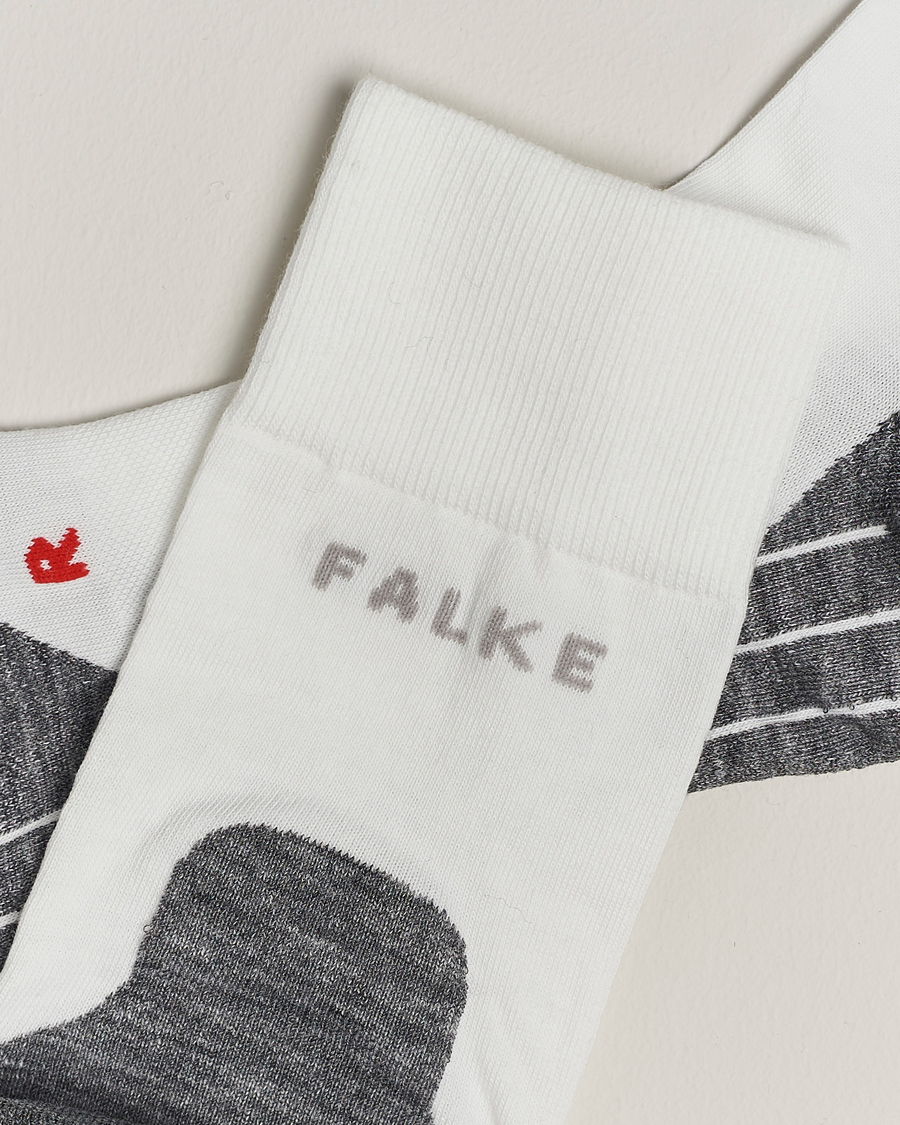 Homme |  | Falke Sport | Falke RU4 Endurance Running Socks White Mix
