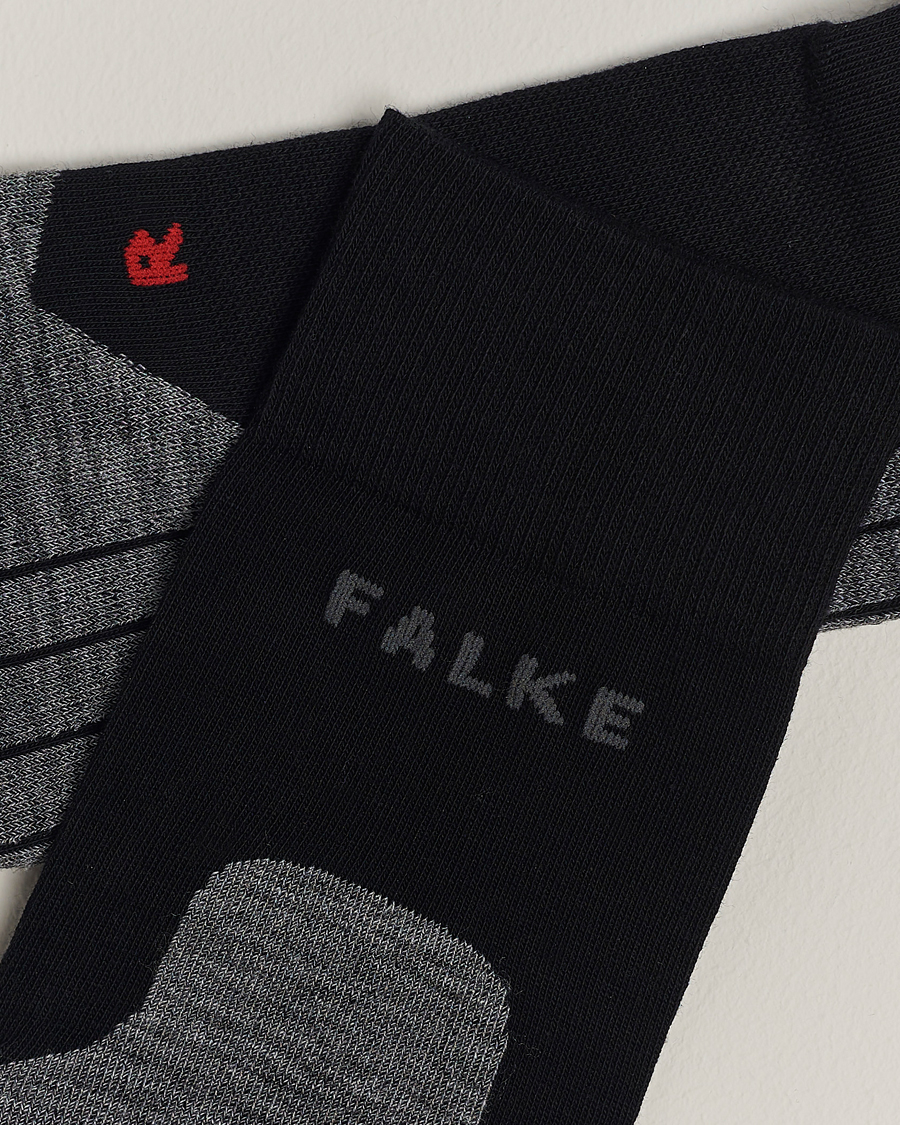 Homme |  | Falke Sport | Falke RU4 Endurance Running Socks Black Mix