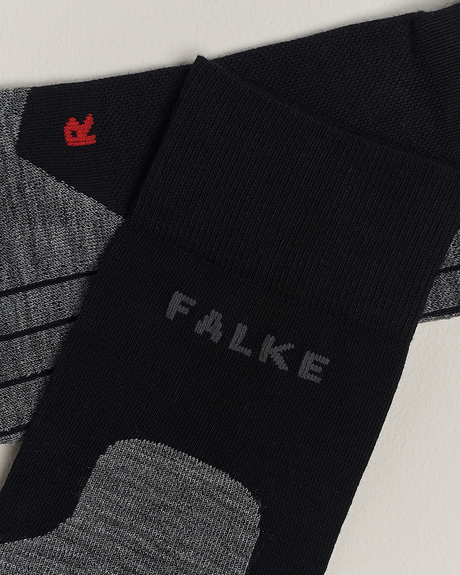 Homme | Sous-Vêtements Et Chaussettes | Falke | RU4 Endurance Running Socks Black Mix
