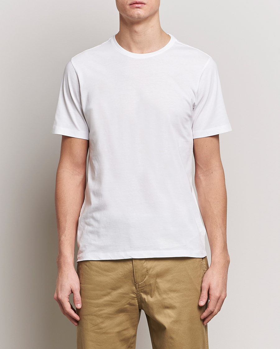 Homme | T-shirts | KnowledgeCotton Apparel | Agnar Basic T-Shirt Bright White