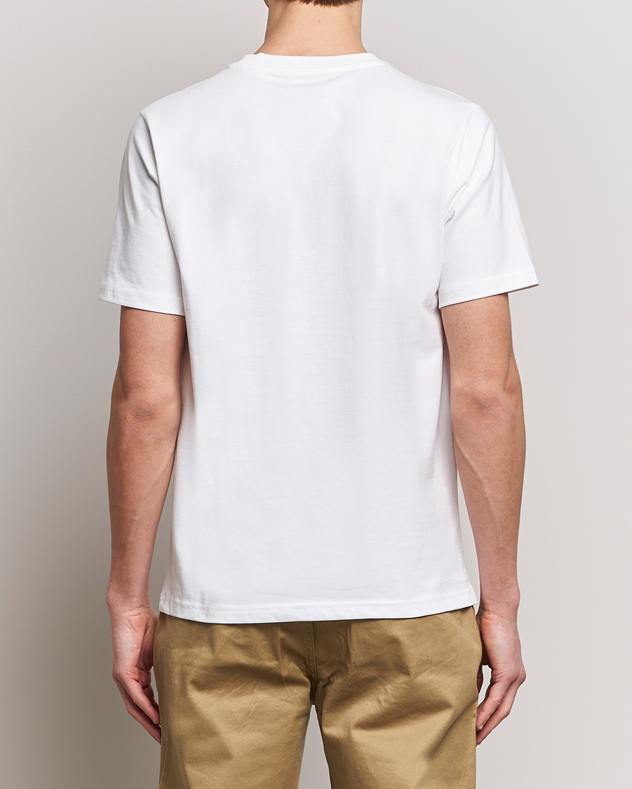 Homme | T-shirts | KnowledgeCotton Apparel | Loke Badge T-Shirt Bright White