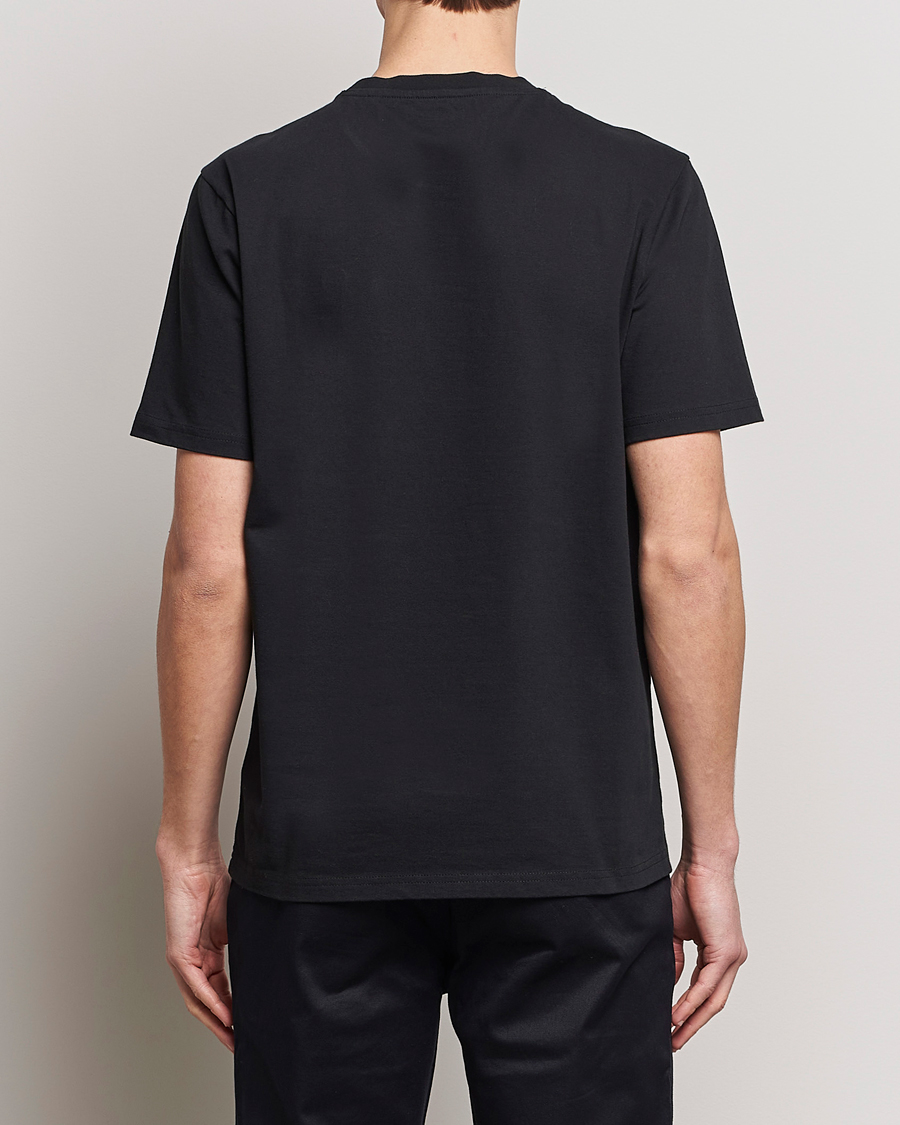 Homme | T-shirts | KnowledgeCotton Apparel | Loke Badge T-Shirt Jet Black