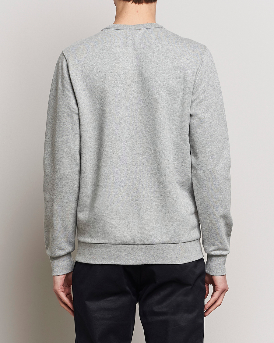 Homme | Pulls Et Tricots | KnowledgeCotton Apparel | Erik Badge Sweatshirt Grey Melange