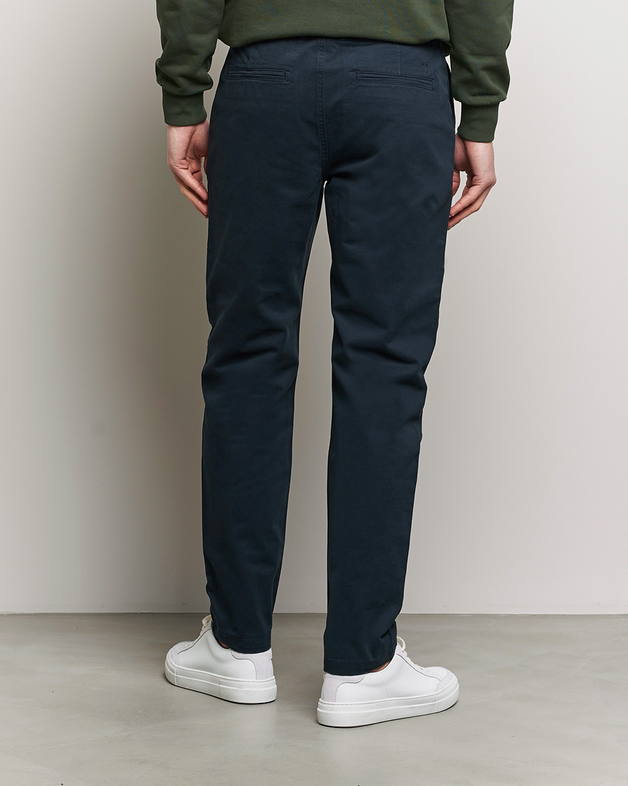 Homme | Pantalons | KnowledgeCotton Apparel | Chuck Regular Cotton Twill Chino Total Eclipse