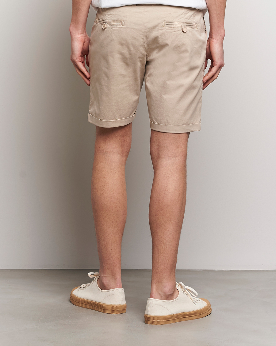 Homme | Shorts | KnowledgeCotton Apparel | Regular Chino Poplin Shorts Light Feather Grey
