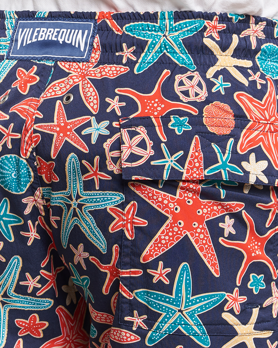 Homme | Maillots De Bain | Vilebrequin | Moorise Holistarfishes Swim Shorts Bleu Marine