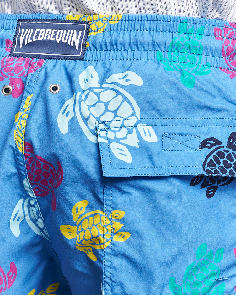 Homme | Maillots De Bain | Vilebrequin | Moorea Tortues Swim Shorts Blue