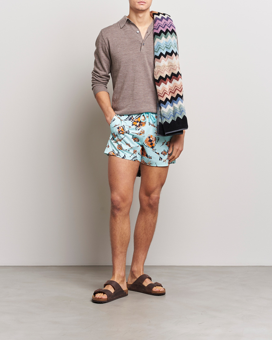Homme | Maillots De Bain | Vilebrequin | Moorise Vatel Swim Shorts Thalassa