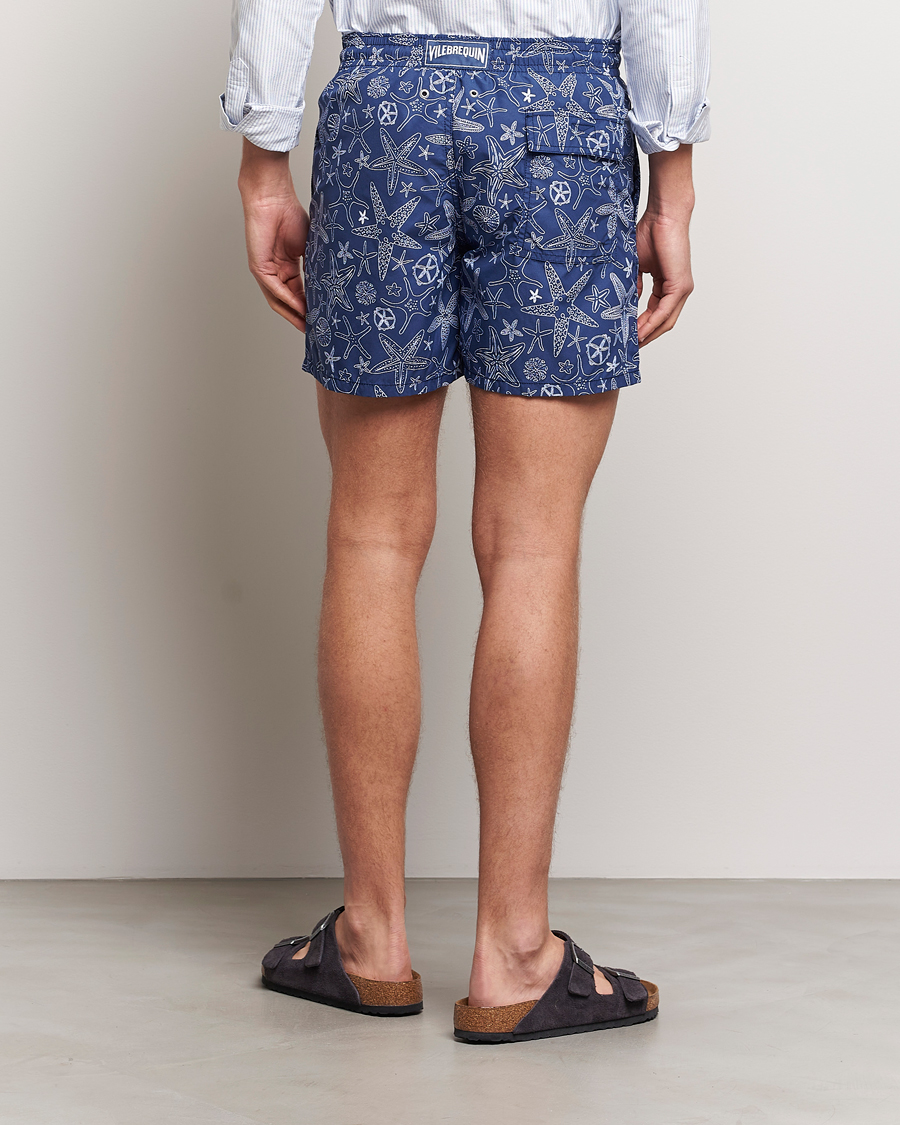 Homme | Maillots De Bain | Vilebrequin | Moorea Starlettes Swim Shorts Encre