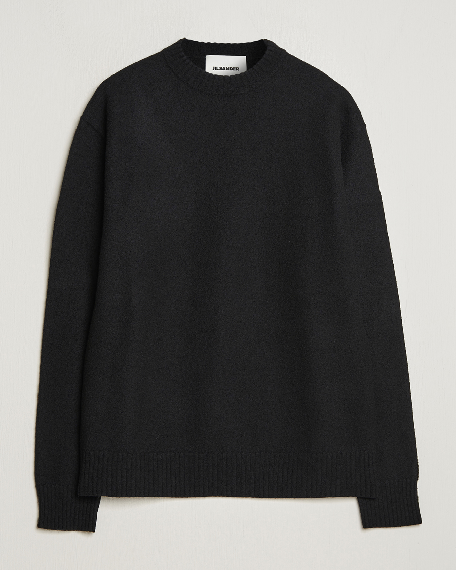 Homme | Pulls Et Tricots | Jil Sander | Lightweight Merino Wool Sweater Black