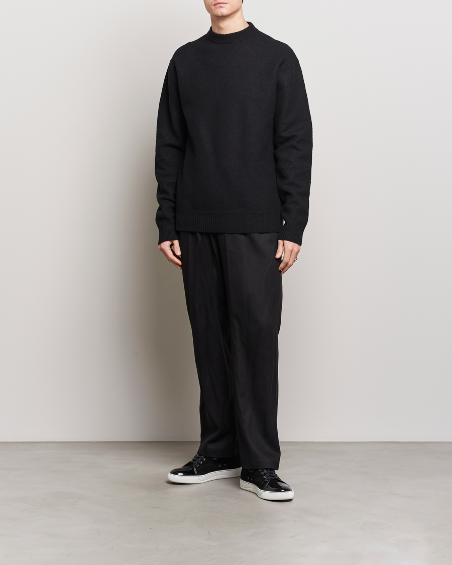 Homme | Pulls Et Tricots | Jil Sander | Lightweight Merino Wool Sweater Black