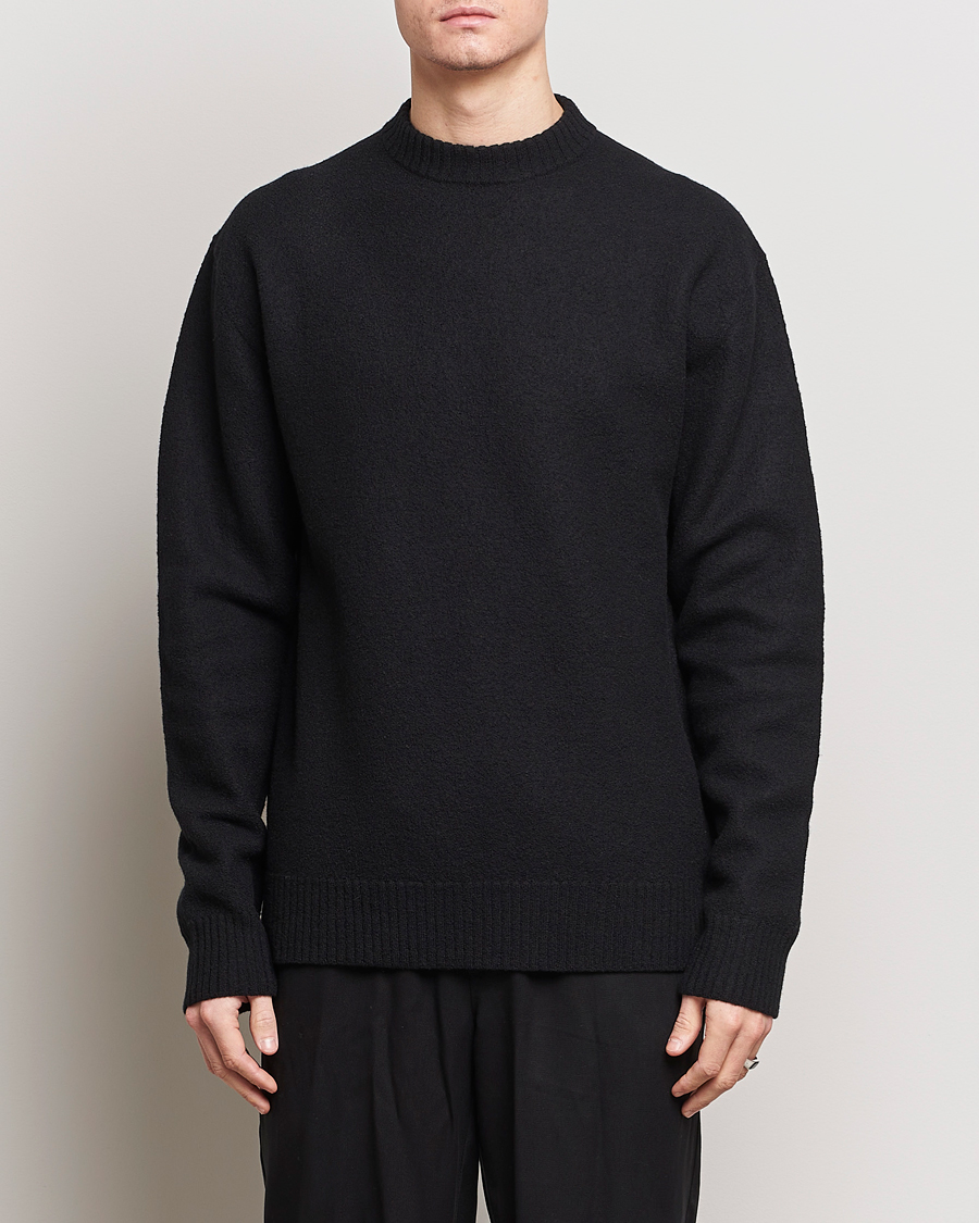 Homme | Pulls Et Tricots | Jil Sander | Lightweight Merino Wool Sweater Black