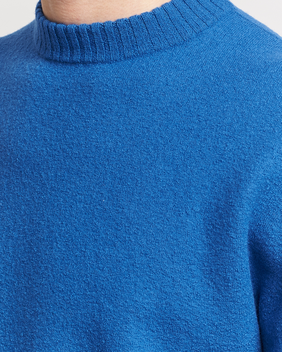 Homme | Pulls Et Tricots | Jil Sander | Lightweight Merino Wool Sweater Space Blue