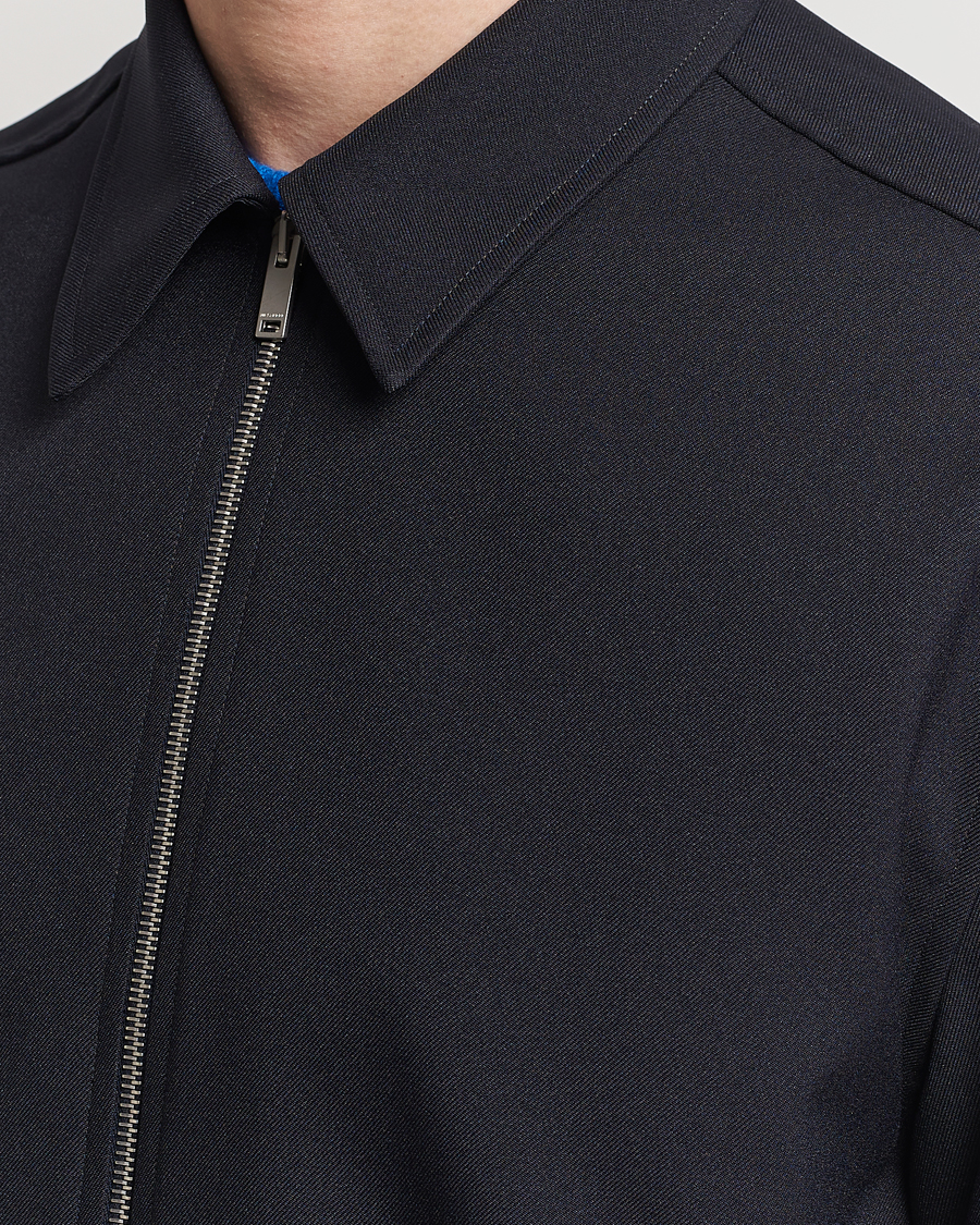 Homme | Chemises | Jil Sander | Full Zip Overshirt Midnight