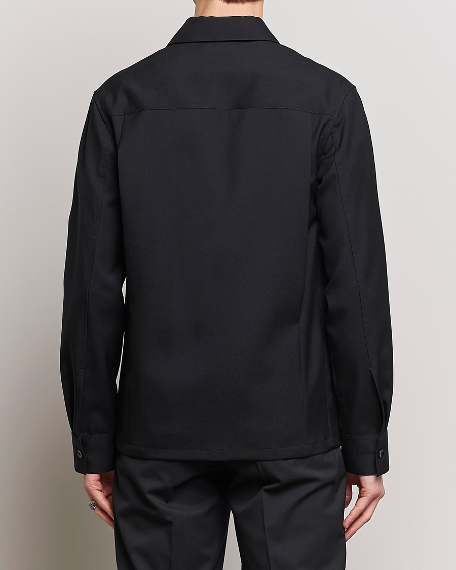 Homme | Chemises | Jil Sander | Double Pocket Overshirt Black