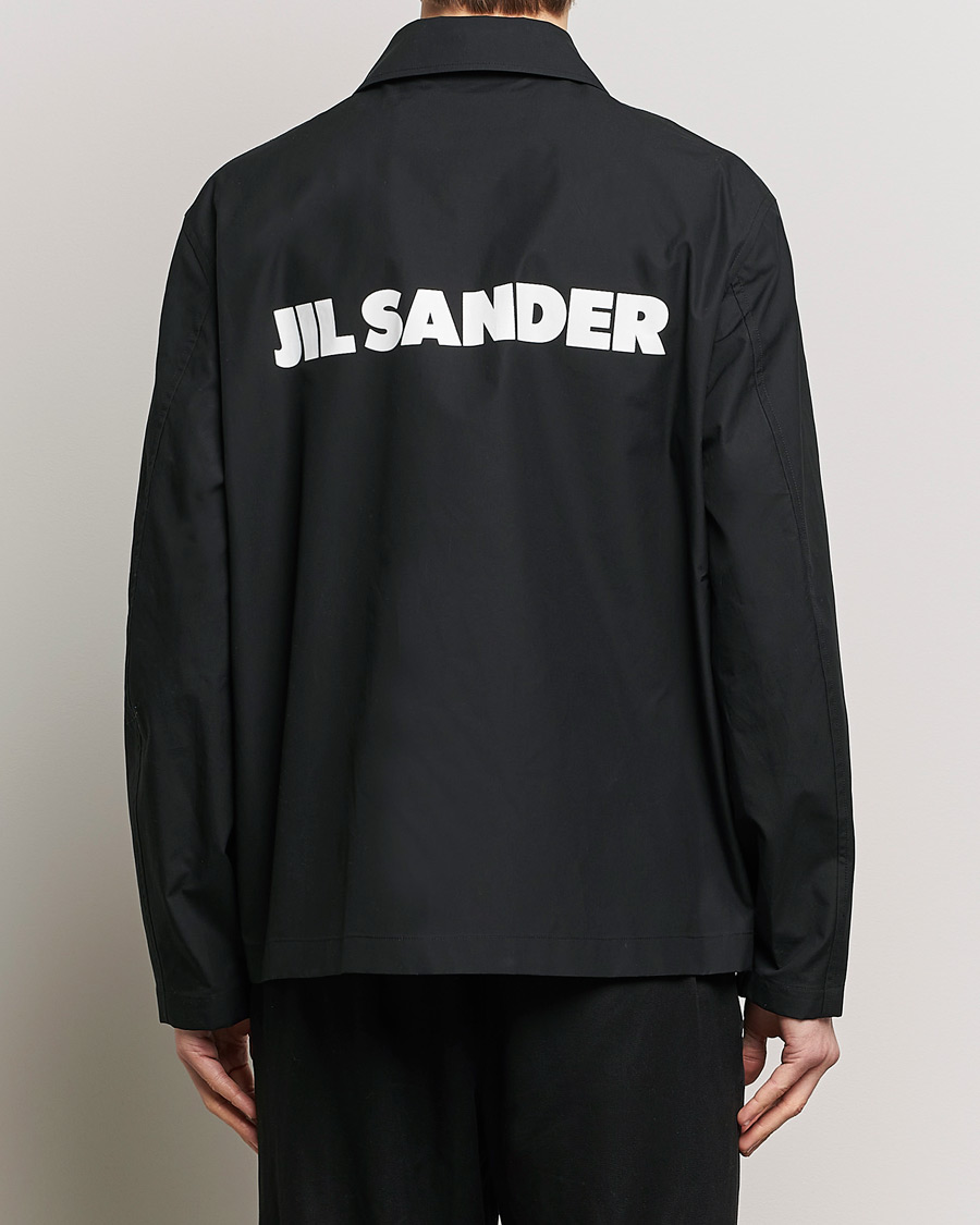 Homme | Manteaux Et Vestes | Jil Sander | Back Printed Coach Jacket Black