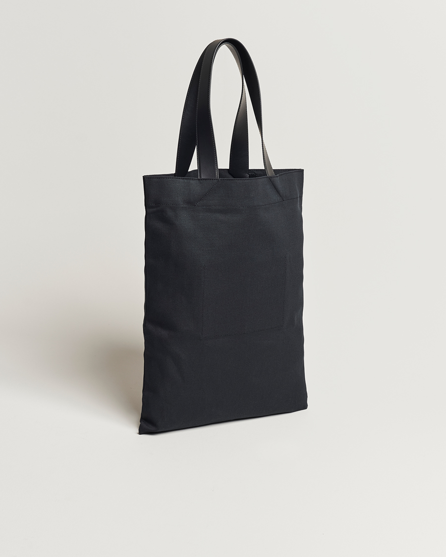 Homme | Jil Sander Canvas Logo Totebag Black | Jil Sander | Canvas Logo Totebag Black