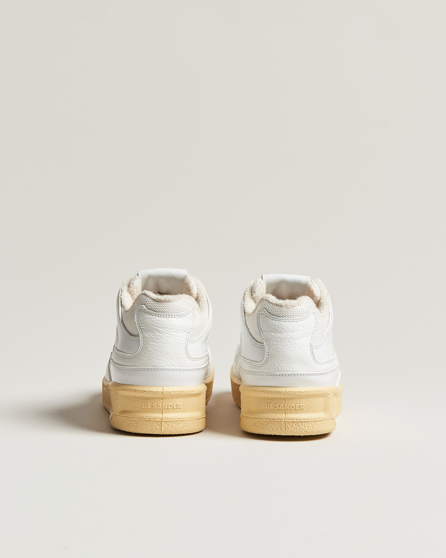 Homme | Jil Sander Low Basket Sneakers White | Jil Sander | Low Basket Sneakers White