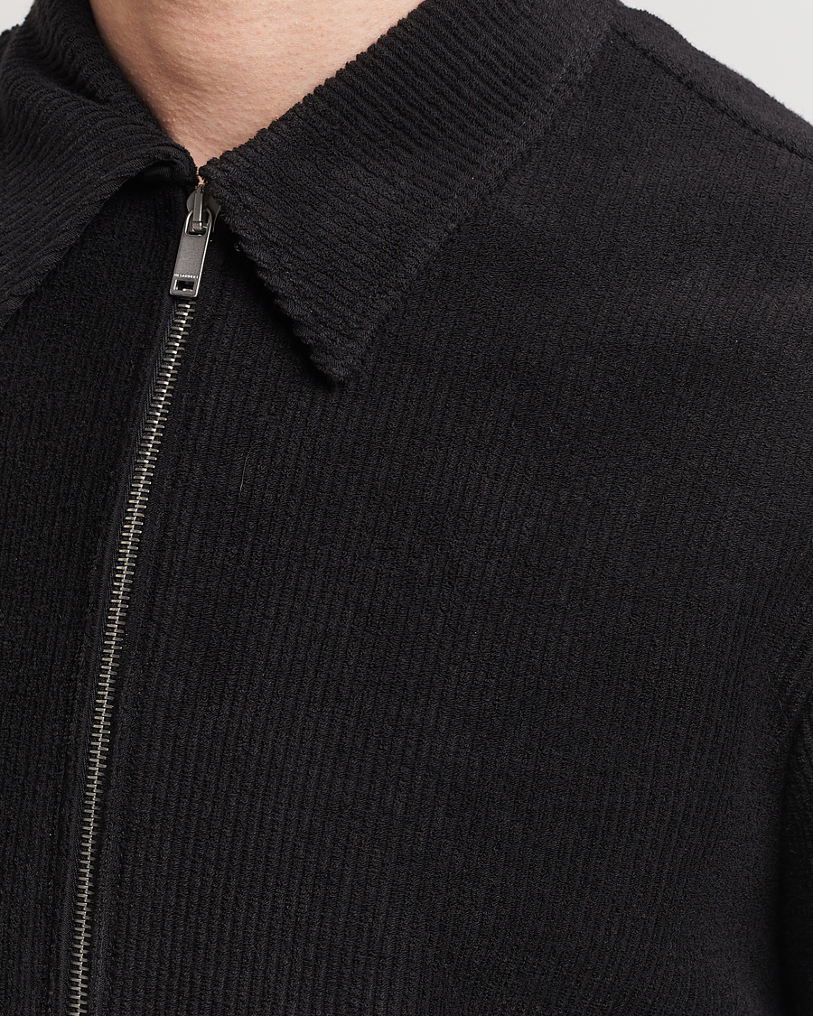 Homme | Chemises | Jil Sander | Full Zip Camp Shirt Black