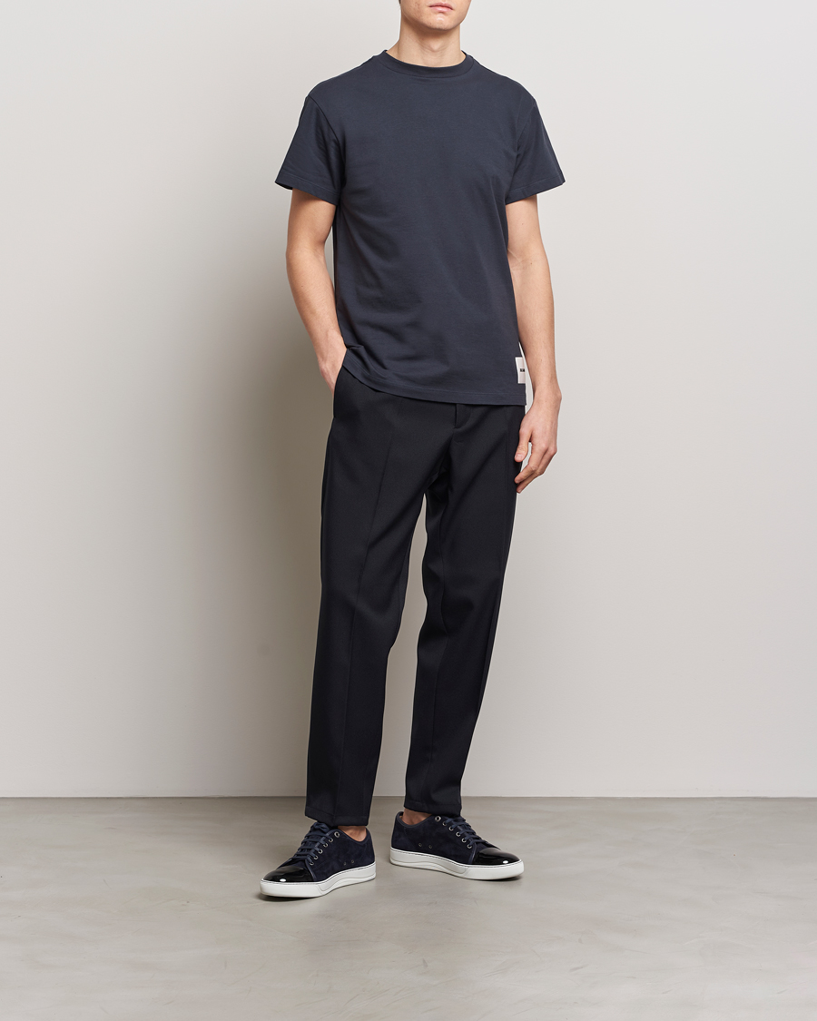 Homme | T-shirts | Jil Sander | 3-Pack Short Sleeve T-Shirts White/Navy/Black