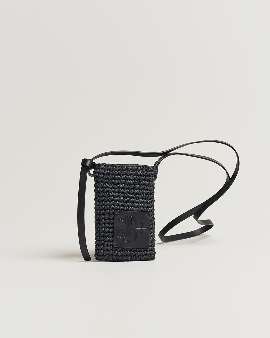 Homme | Jil Sander Crochet Phone Pocket Black | Jil Sander | Crochet Phone Pocket Black
