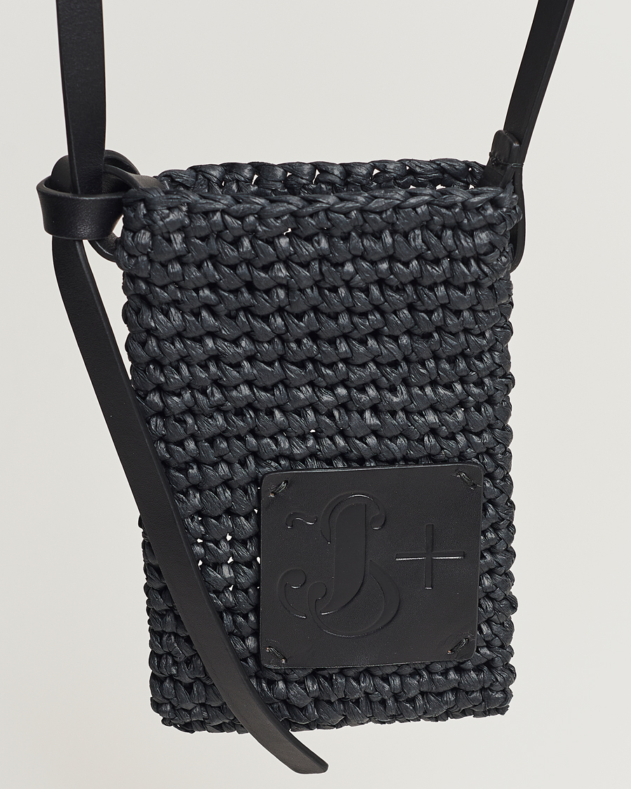 Homme | Jil Sander Crochet Phone Pocket Black | Jil Sander | Crochet Phone Pocket Black