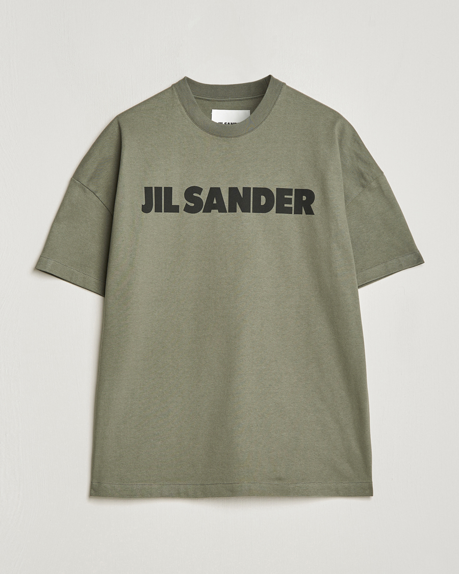 Homme | T-shirts | Jil Sander | Printed Logo T-Shirt Thyme Green