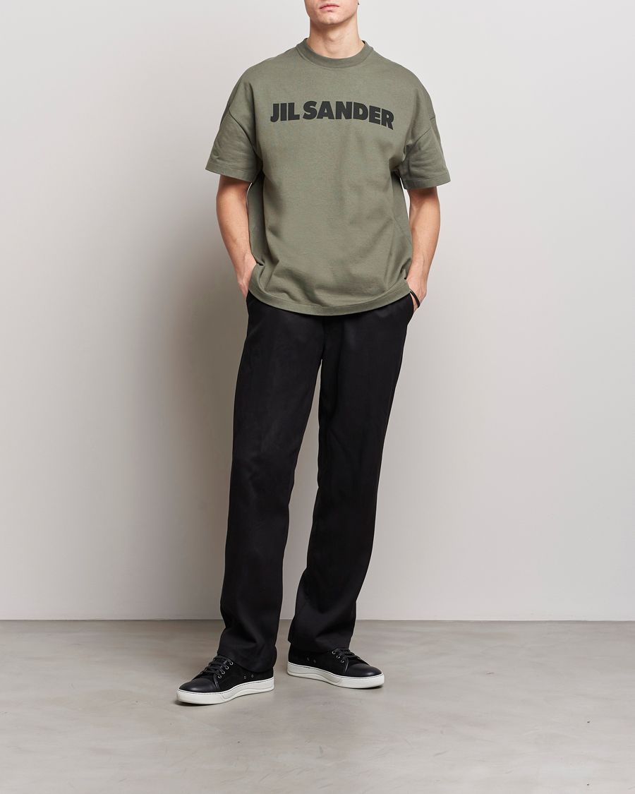 Homme | T-shirts | Jil Sander | Printed Logo T-Shirt Thyme Green