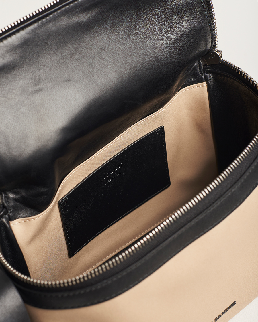 Homme | Jil Sander Cotton/Nappa Cross Body Bag Dark Sand | Jil Sander | Cotton/Nappa Cross Body Bag Dark Sand