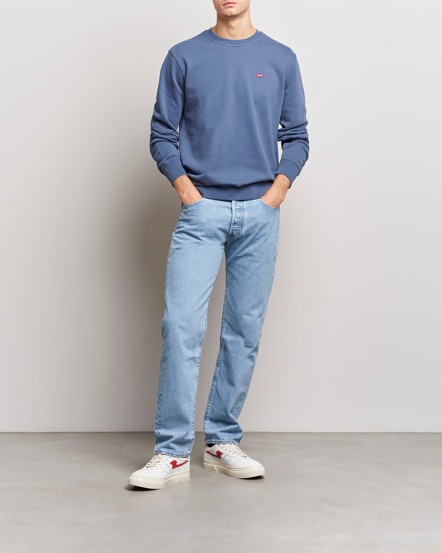 Homme | Pulls Et Tricots | Levi's | Original Crew Neck Sweatshirt Vintage Indigo