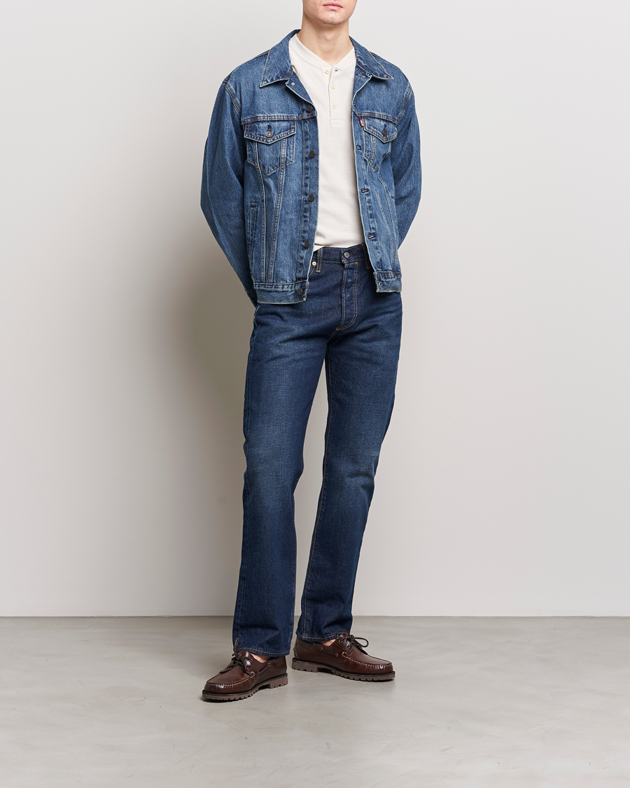 Homme | Manteaux Et Vestes | Levi's | Relaxed Fit Trucker Denim Jacket Waterfalls