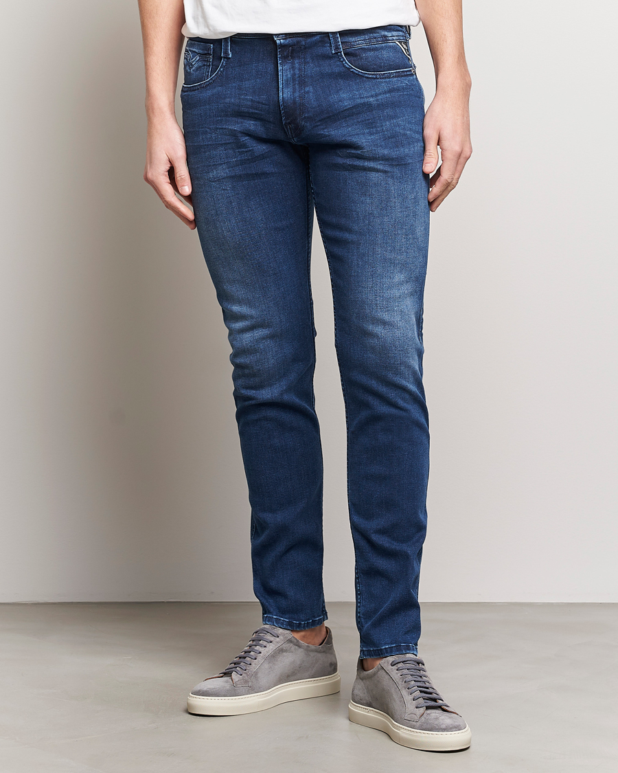Homme | Jeans Bleus | Replay | Anbass Powerstretch Jeans Medium Blue