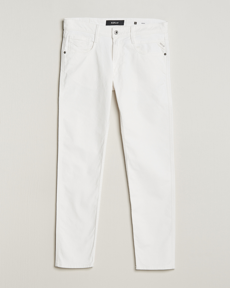 Homme | Jeans | Replay | Anbass Powerstretch Jeans White