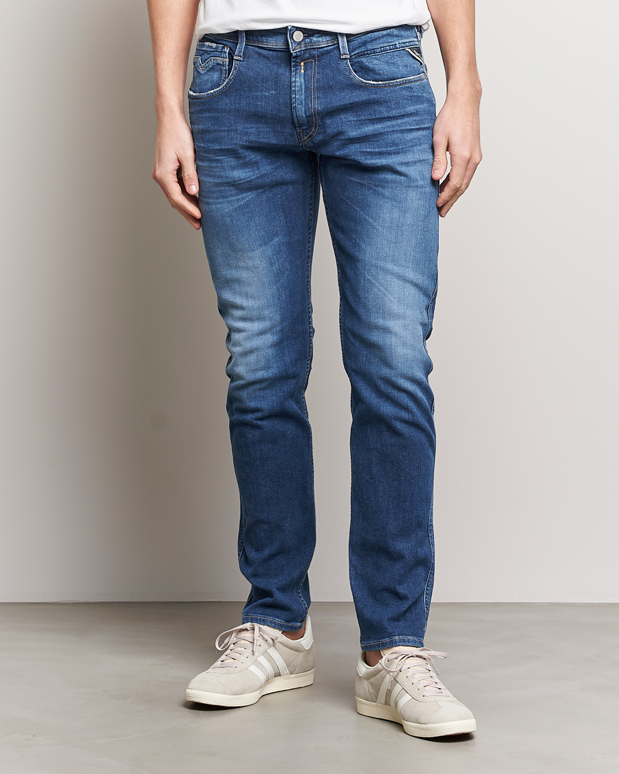 Homme | Jeans | Replay | Anbass Stretch Jeans Dark Blue