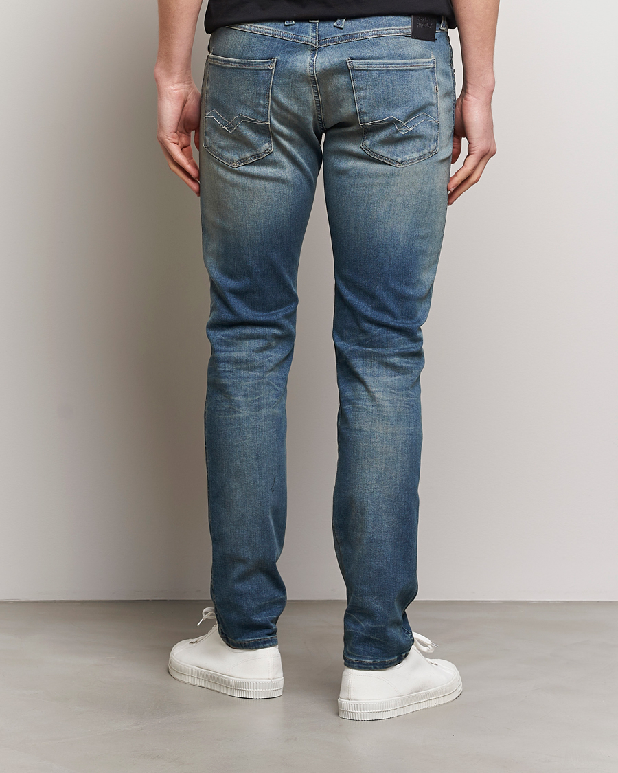 Homme | Jeans | Replay | Anbass Hyperflex Dust Wash Jeans Medium Blue