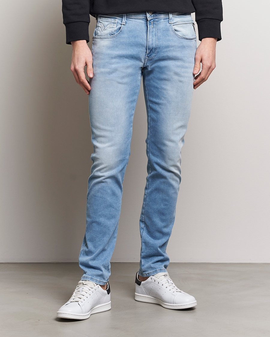 Homme | Vêtements | Replay | Anbass Hyperflex Re-Used Jeans Medium Blue