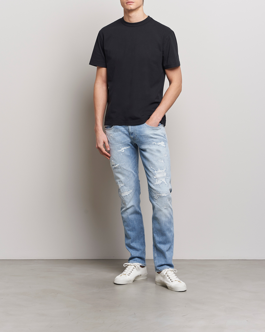 Homme | Jeans | Replay | Anbass 20 Year Stretch Jeans Light Blue