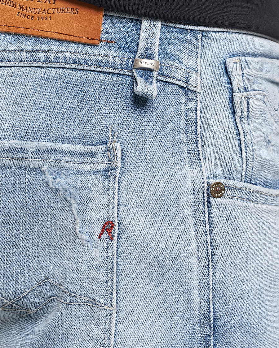 Homme | Jeans | Replay | Anbass 20 Year Stretch Jeans Light Blue