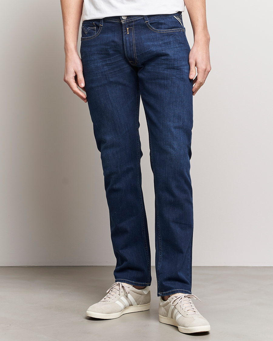 Homme | Tapered fit | Replay | Rocco Stretch Jeans Dark Blue
