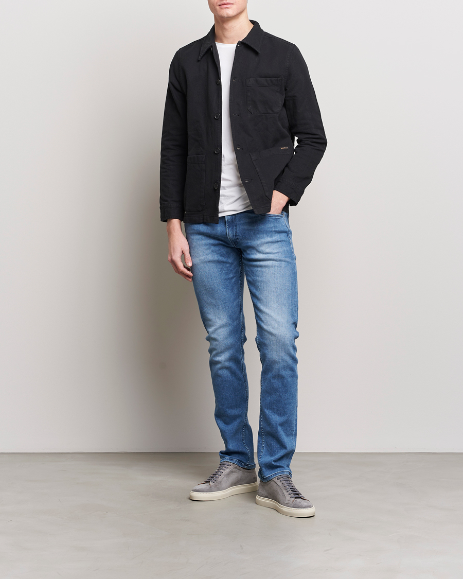 Homme | Jeans | Replay | Grover Straight Fit Powerstretch Jeans Medium Blue