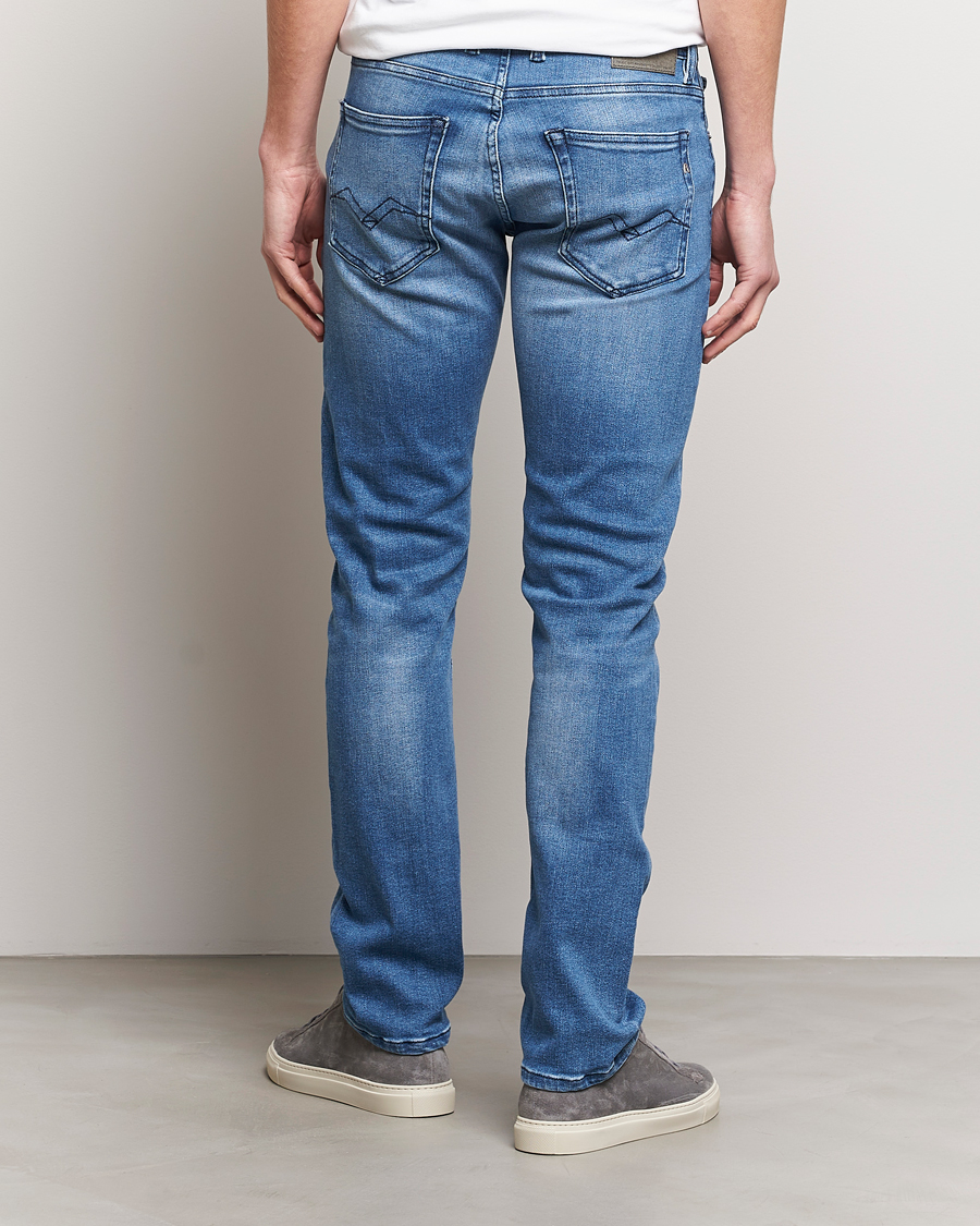 Homme | Jeans | Replay | Grover Straight Fit Powerstretch Jeans Medium Blue