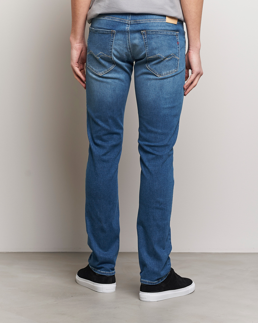 Homme | Jeans | Replay | Grover Straight Fit Hyperflex Jeans Medium Blue