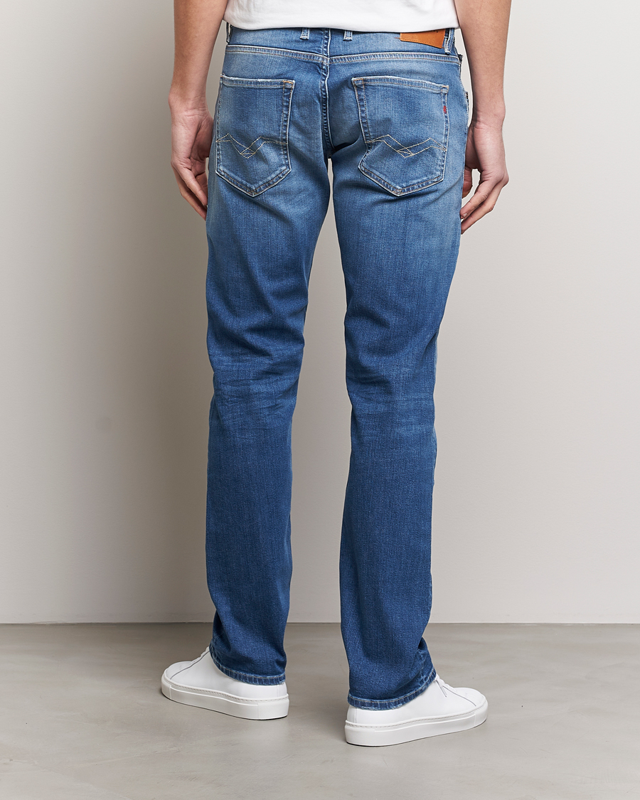 Homme | Jeans | Replay | Grover Straight Fit Stretch Jeans Medium Blue