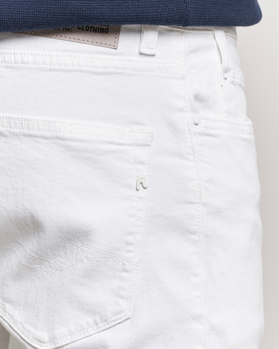 Homme | Shorts | Replay | RBJ981 Super Stretch Denim Shorts White
