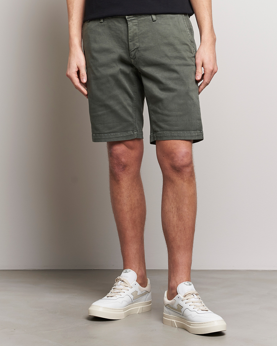 Homme | Shorts Chinos | Replay | Benni Hyperflex Shorts Dark Green